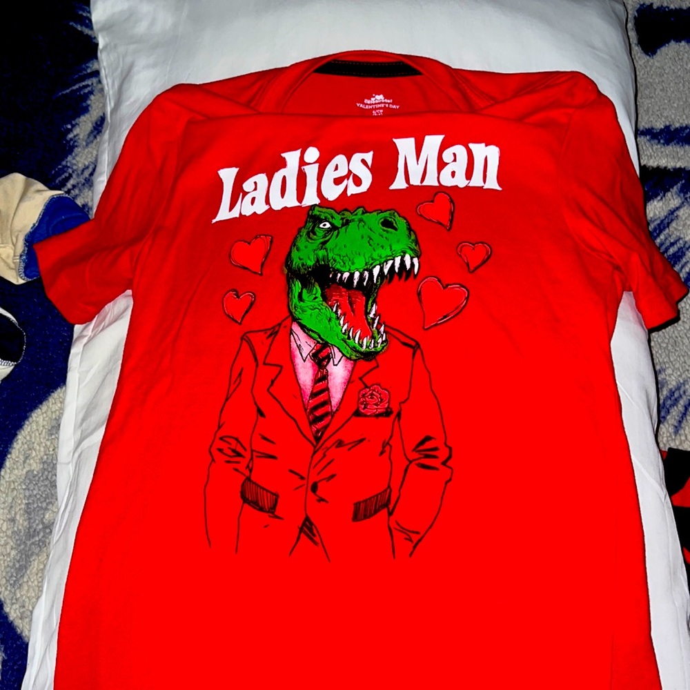 Valentines t shirt, ladies man